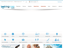 Tablet Screenshot of lookingcare.com